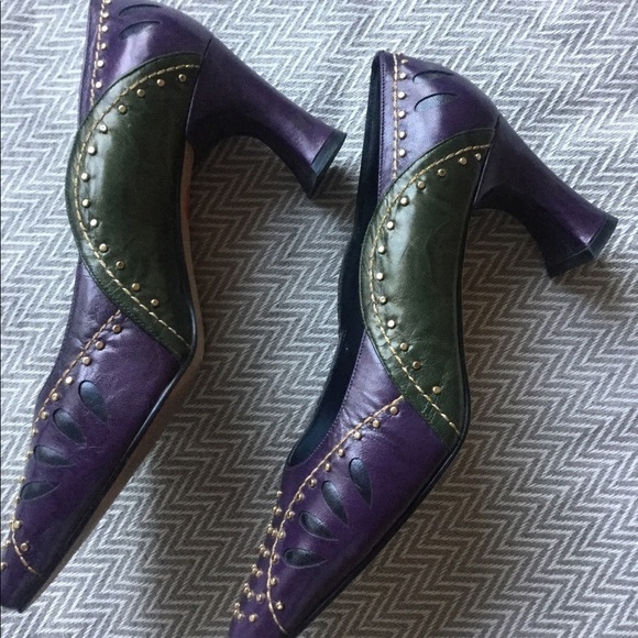Margaret Jerrold Shoes - MARGARET Jerrold Vintage 1980s Leather Shoes